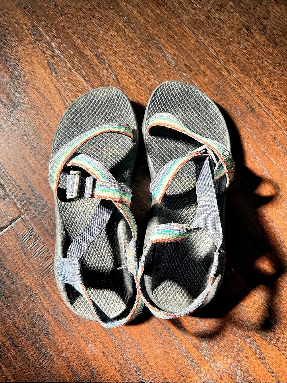Chaco Z/Cloud Sandals Multicolor Strap US 10